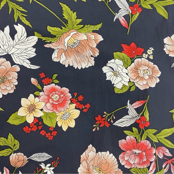 Anthropologie X Current Air Clea Wide Leg Belted Button Front Jumpsuit Floral - Picture 8 of 11